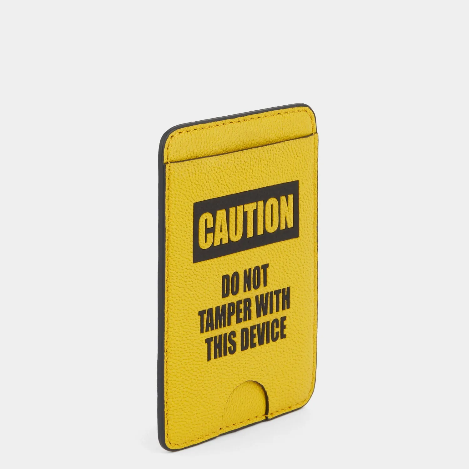 Caution Magnetic Card Case