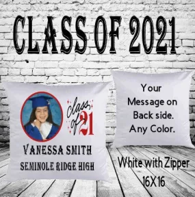 CLASS OF 2022 Personalized Pillow Case/Cover