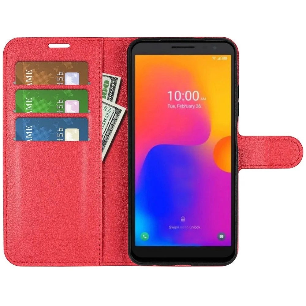 Classic Alcatel 1B (2022) flip case - Red