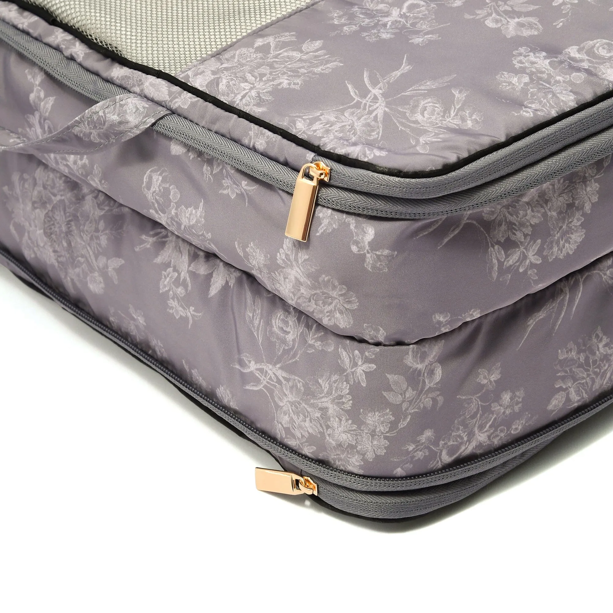 Classic Flower Compression Organizer L Dark Grey