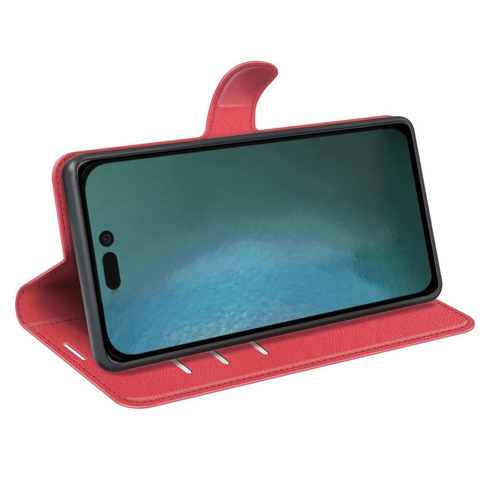 Classic iPhone 14 Pro Max flip case - Red