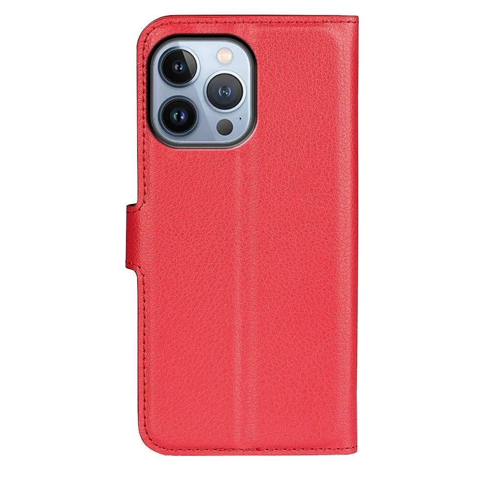 Classic iPhone 14 Pro Max flip case - Red