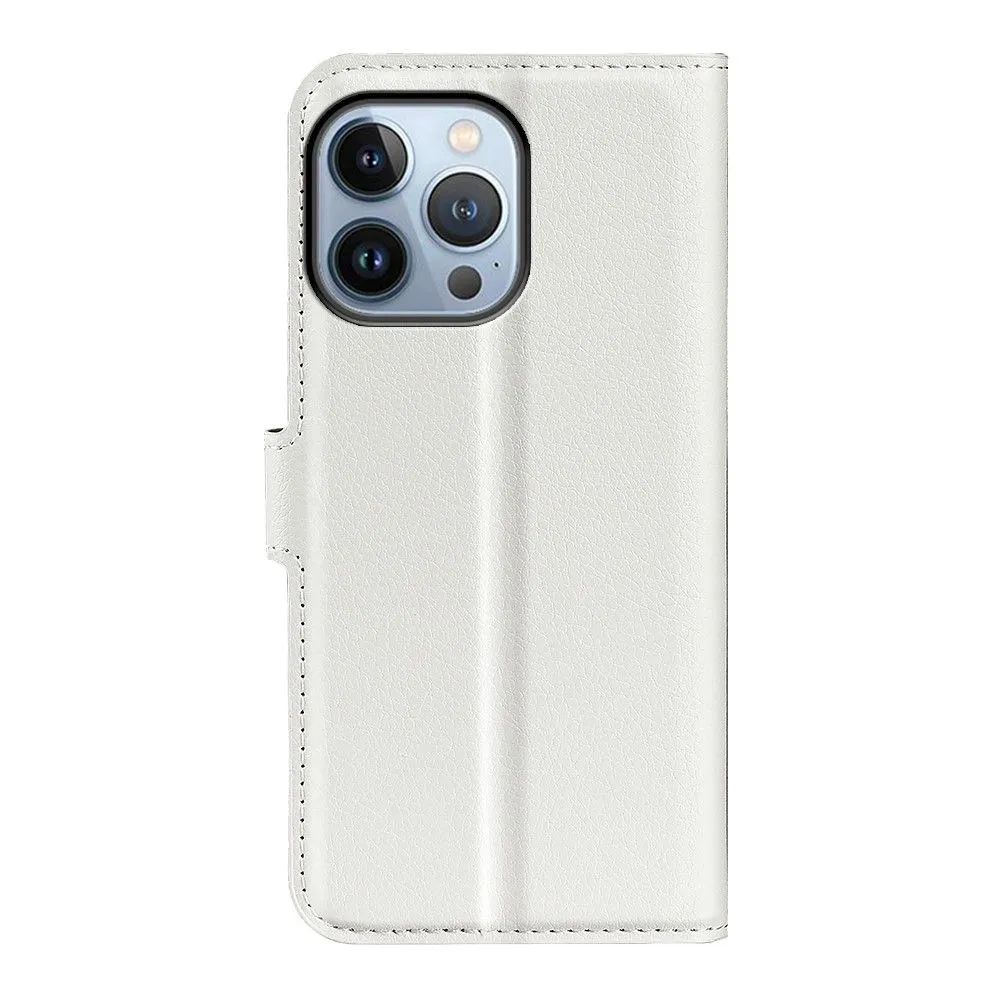 Classic iPhone 14 Pro Max flip case - White