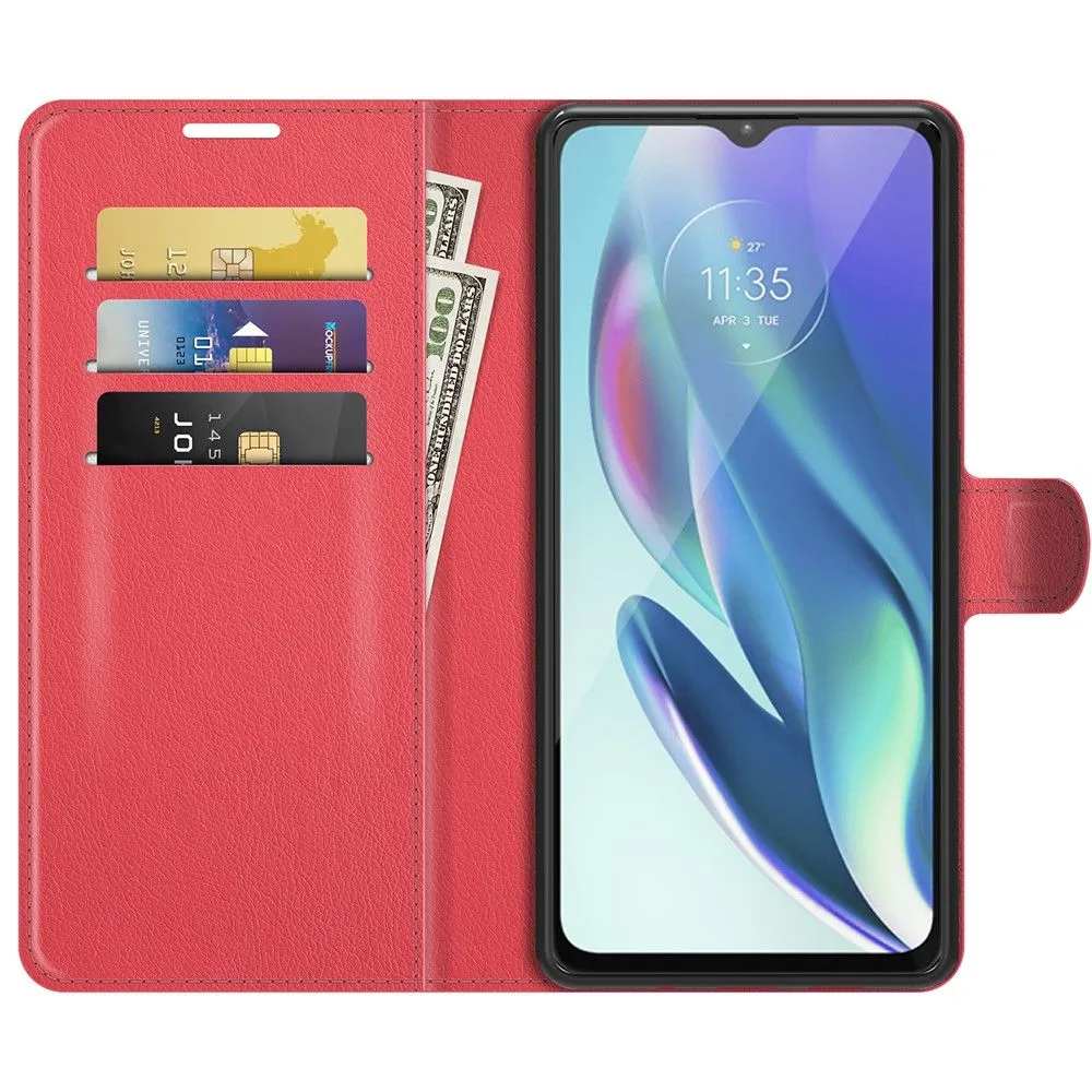 Classic Motorola Moto G50 5G flip case - Red