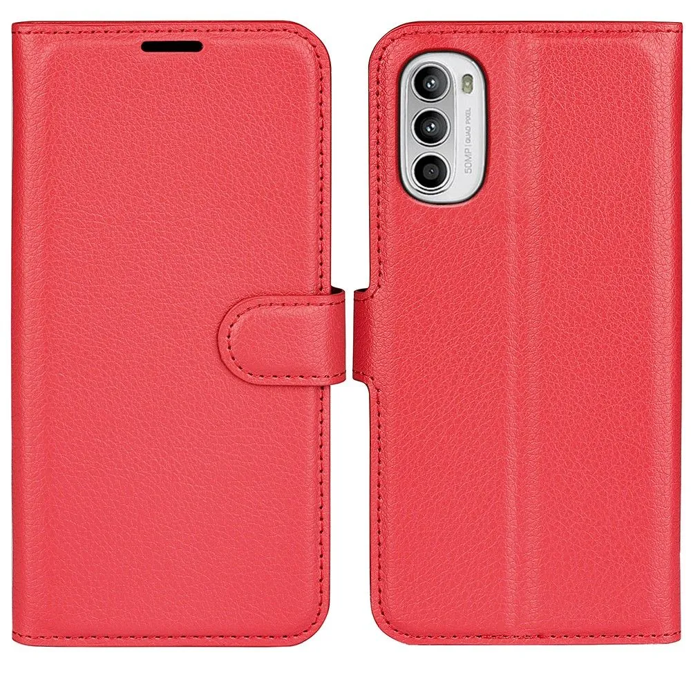 Classic Motorola Moto G52 / Moto G82 flip case - Red