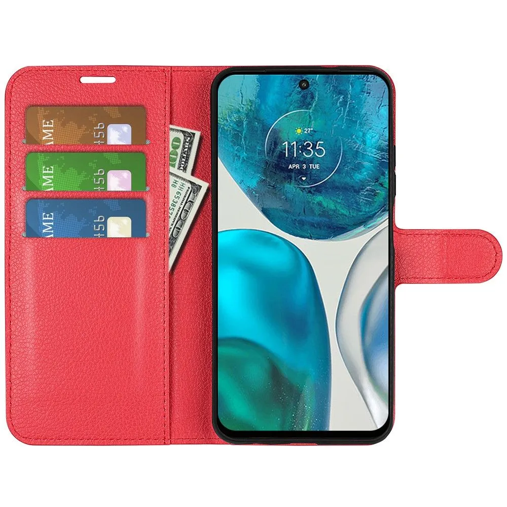 Classic Motorola Moto G52 / Moto G82 flip case - Red