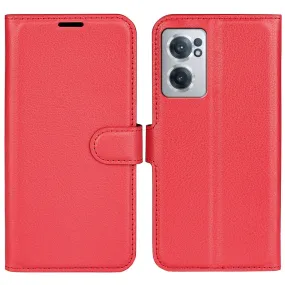 Classic OnePlus Nord CE 2 5G flip case - Red