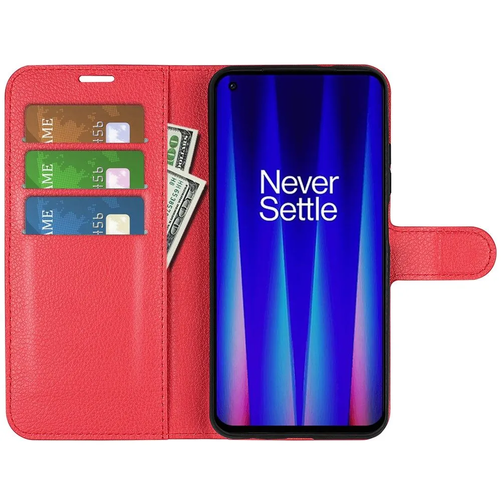 Classic OnePlus Nord CE 2 5G flip case - Red