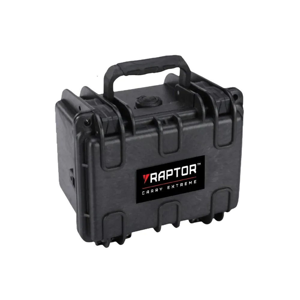 [CLEARANCE] Raptor 190X Extreme Series Hard Case and Travel Luggage with IP67 Water and Dust Resistant Rugged Protection for Tactical Gear, Medical Equipment and Small Scale Electronics (Black) | ATI-191213