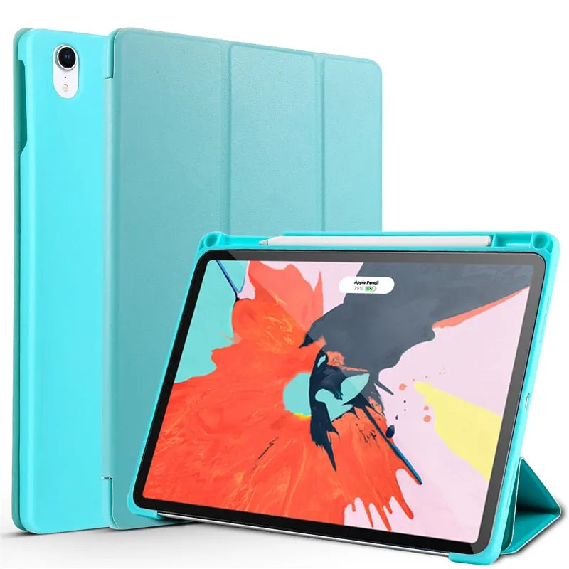 Cover Trifold Stand Case with Pencil Holder Cover for iPad Pro11 tablet case