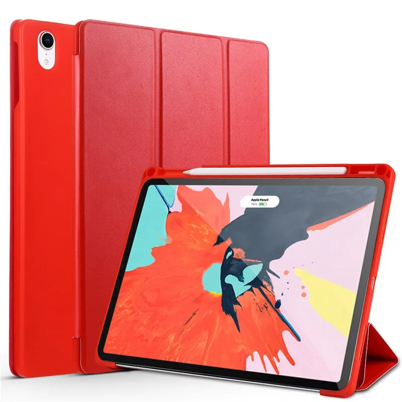 Cover Trifold Stand Case with Pencil Holder Cover for iPad Pro11 tablet case