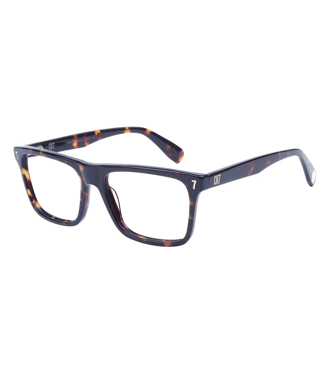 CR7 Men's Havana Square Optical Frame