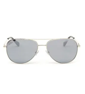 CR7 Unisex Grey Aviator Sunglasses