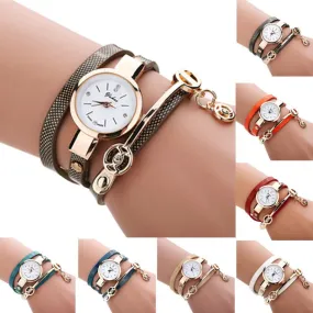 Creative Fashion Wrist Quartz Watches Women Leather Strap Band Popular Watch Shopping Travel Casual Quartz-watch