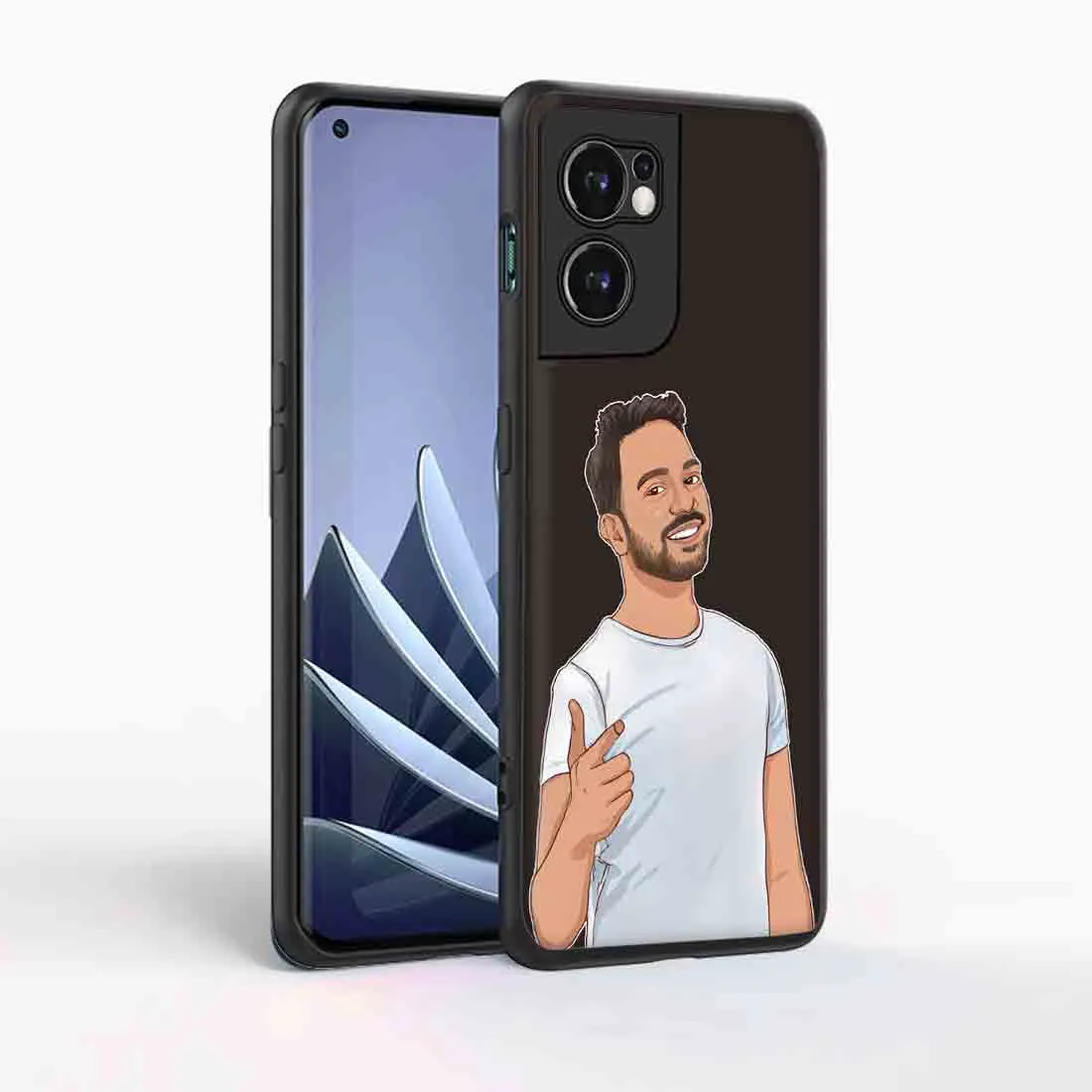 Customized Back Case for Oneplus Nord CE 2 with Photo  Design Back Case - Cartoonify From Photo