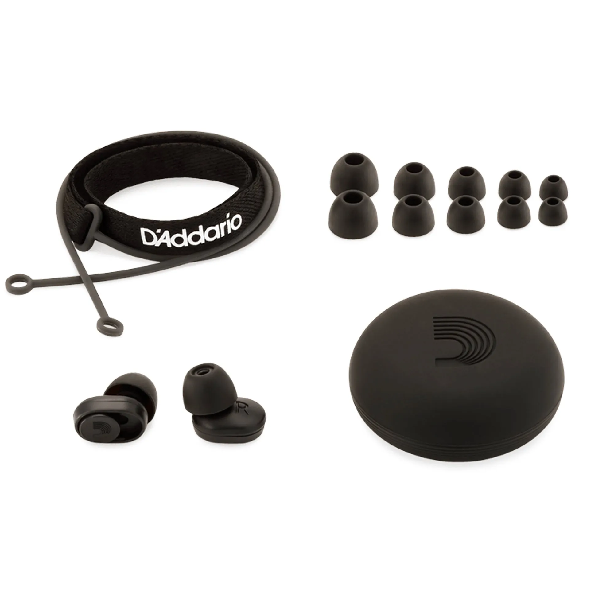 D'Addario dBud Earplugs High-Fidelity Adjustable Hearing Protection