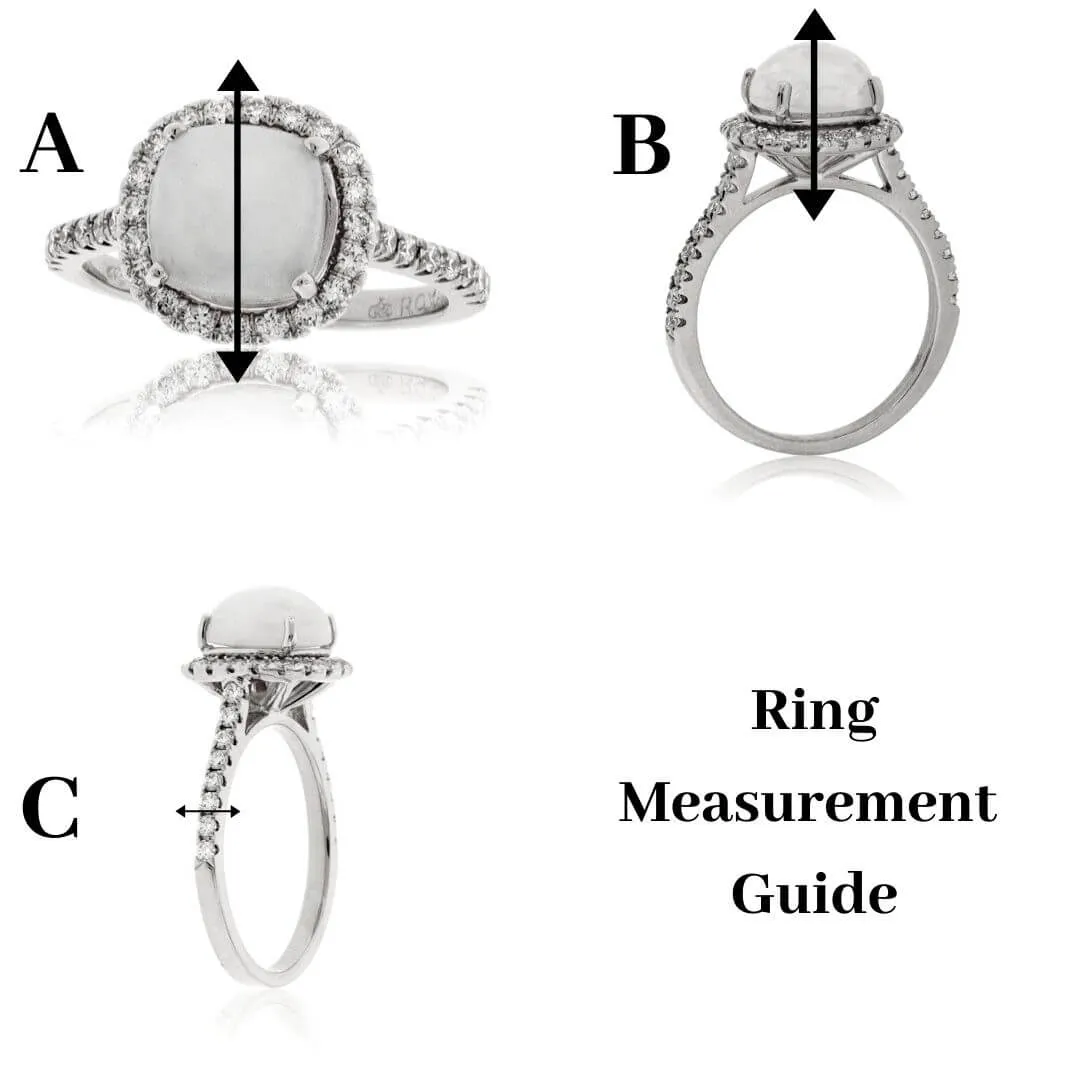 Diamond Milgrain Style Double Row Band