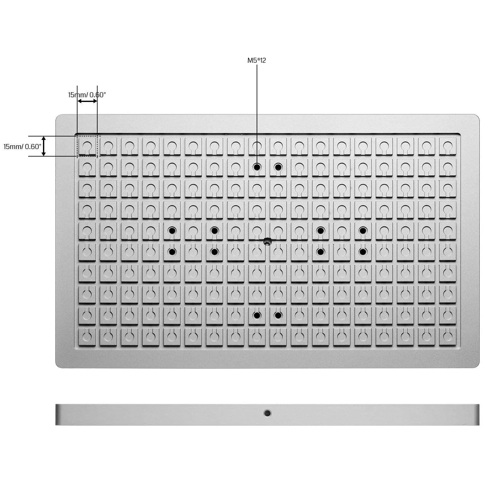 [Discontinued] 3018 Aluminum Vacuum Table for 3018-PROVer CNC Series