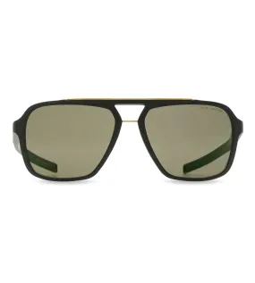 Dita Lancier LSA-415 Unisex Green Aviator Sunglass