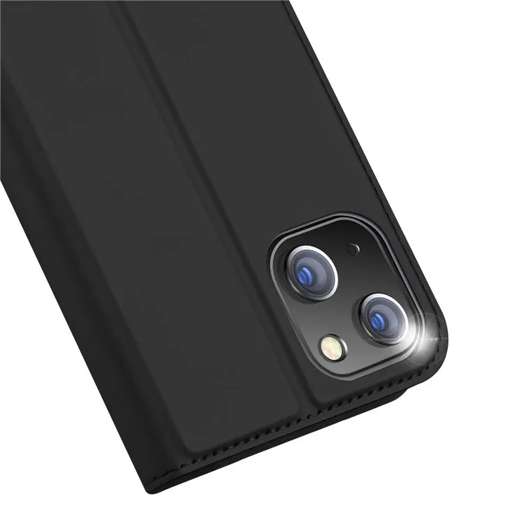 DUX DUCIS Skin Pro Faux Leather Wallet Flip Case for Apple iPhone 15 Plus - Black