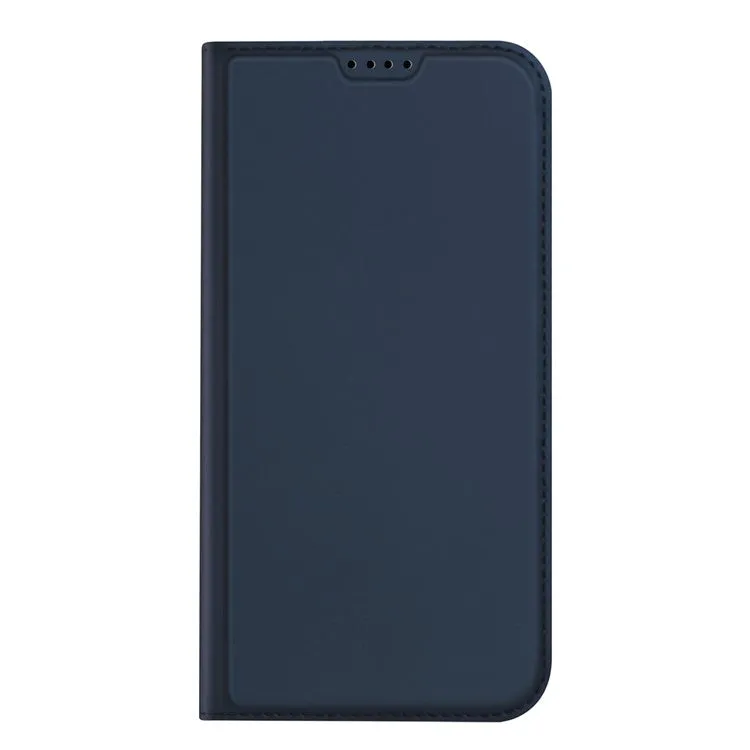 DUX DUCIS Skin Pro Faux Leather Wallet Flip Case for Apple iPhone 15 Pro Max - Blue