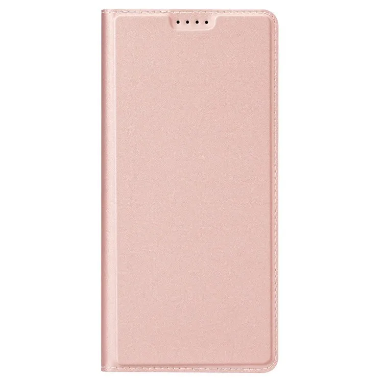 DUX DUCIS Skin Pro Faux Leather Wallet Flip Case for Samsung Galaxy A35 5G - Rose Gold