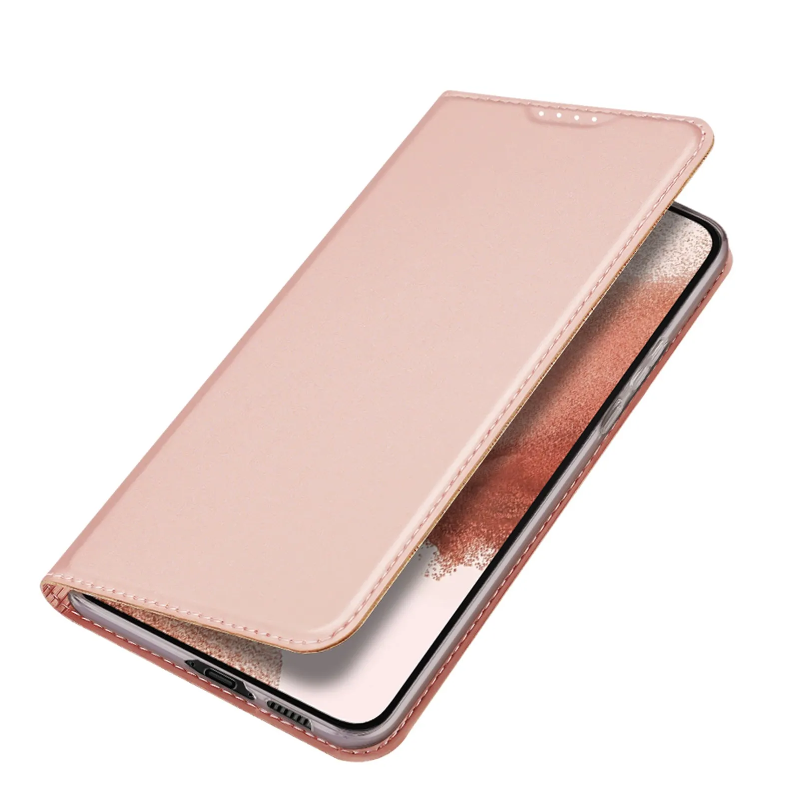 DUX DUCIS Skin Pro Faux Leather Wallet Flip Case for Samsung Galaxy S23  (Plus) - Rose Gold