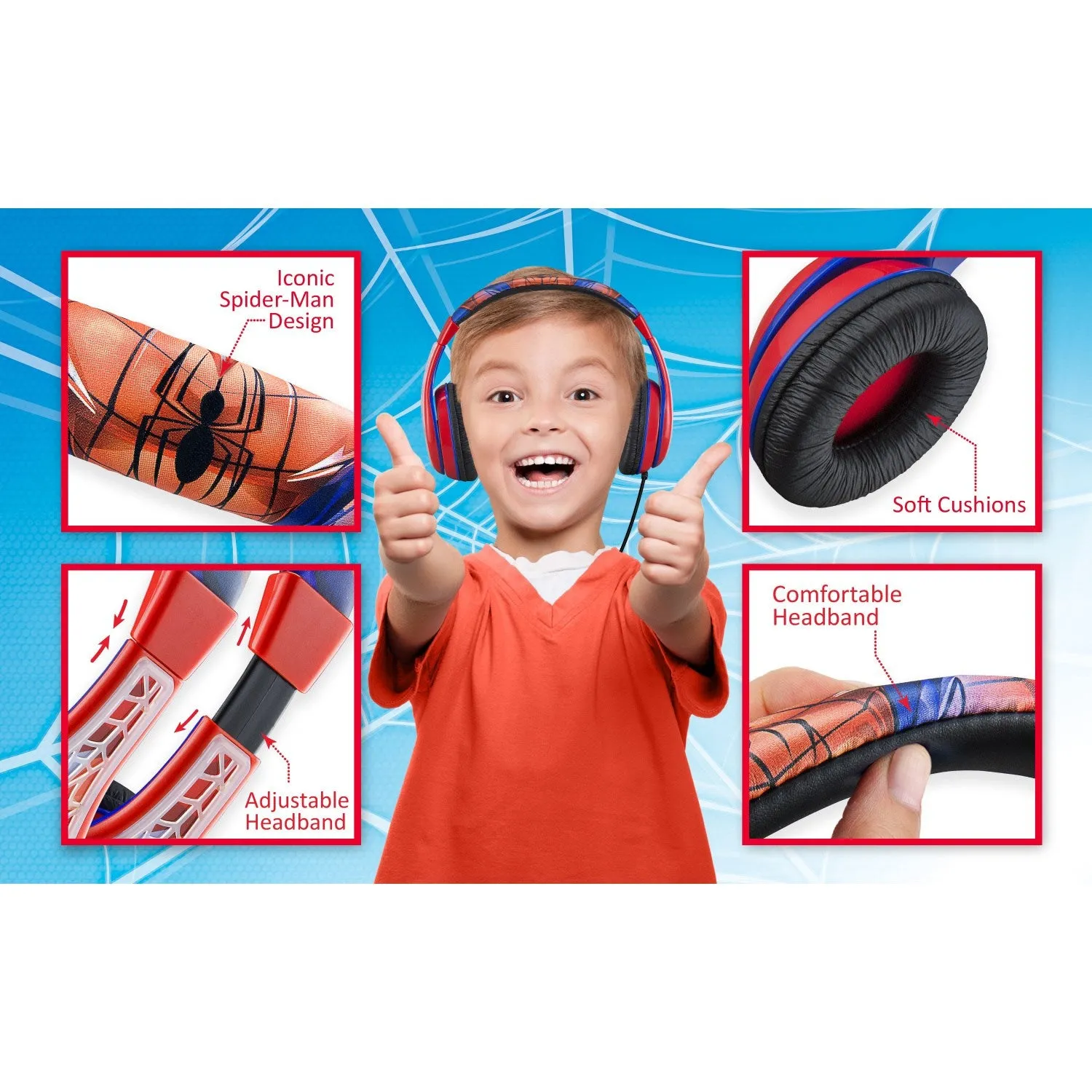 eKids Spiderman Youth Headphones