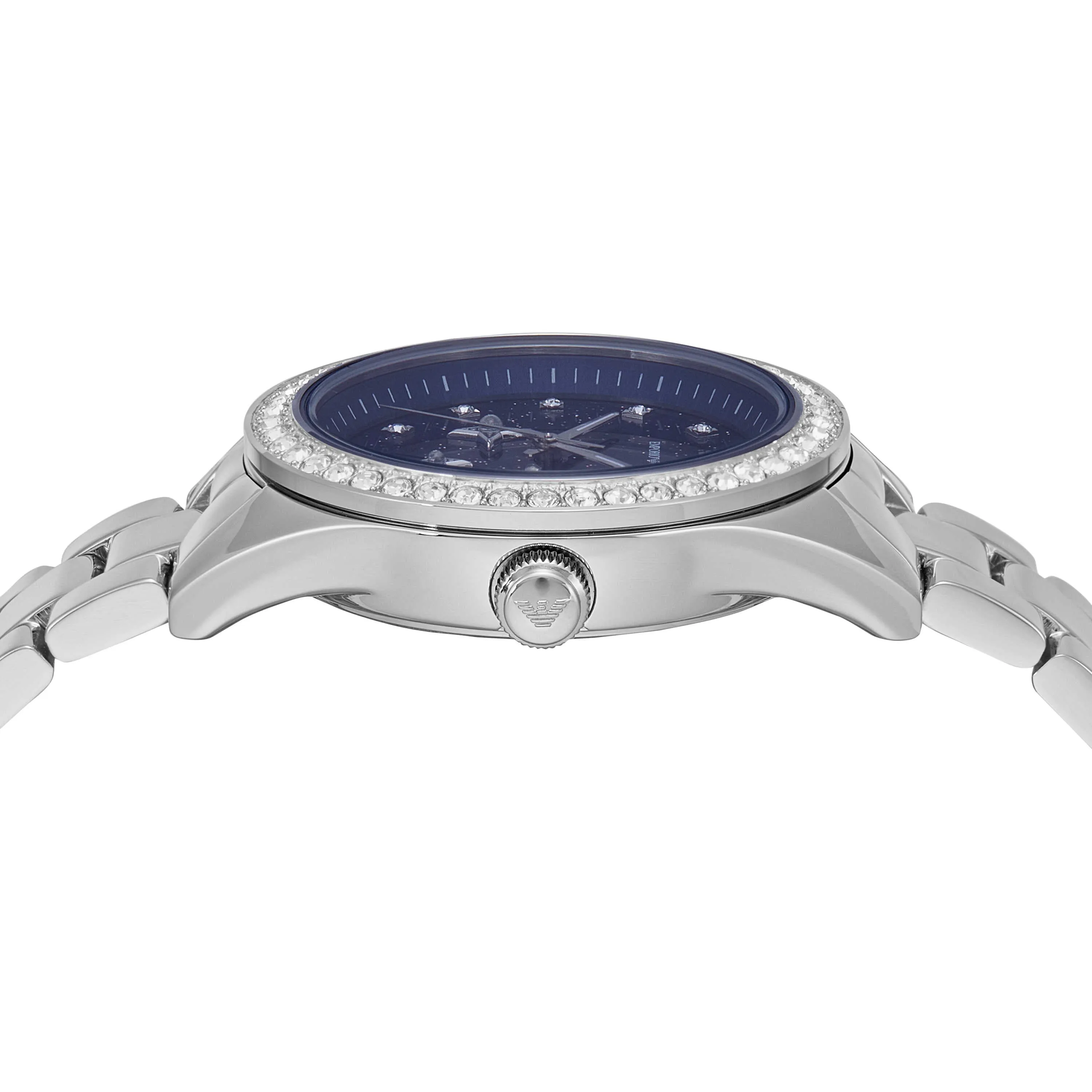 Emporio Armani Silver Tone Analogue Watch AR11628