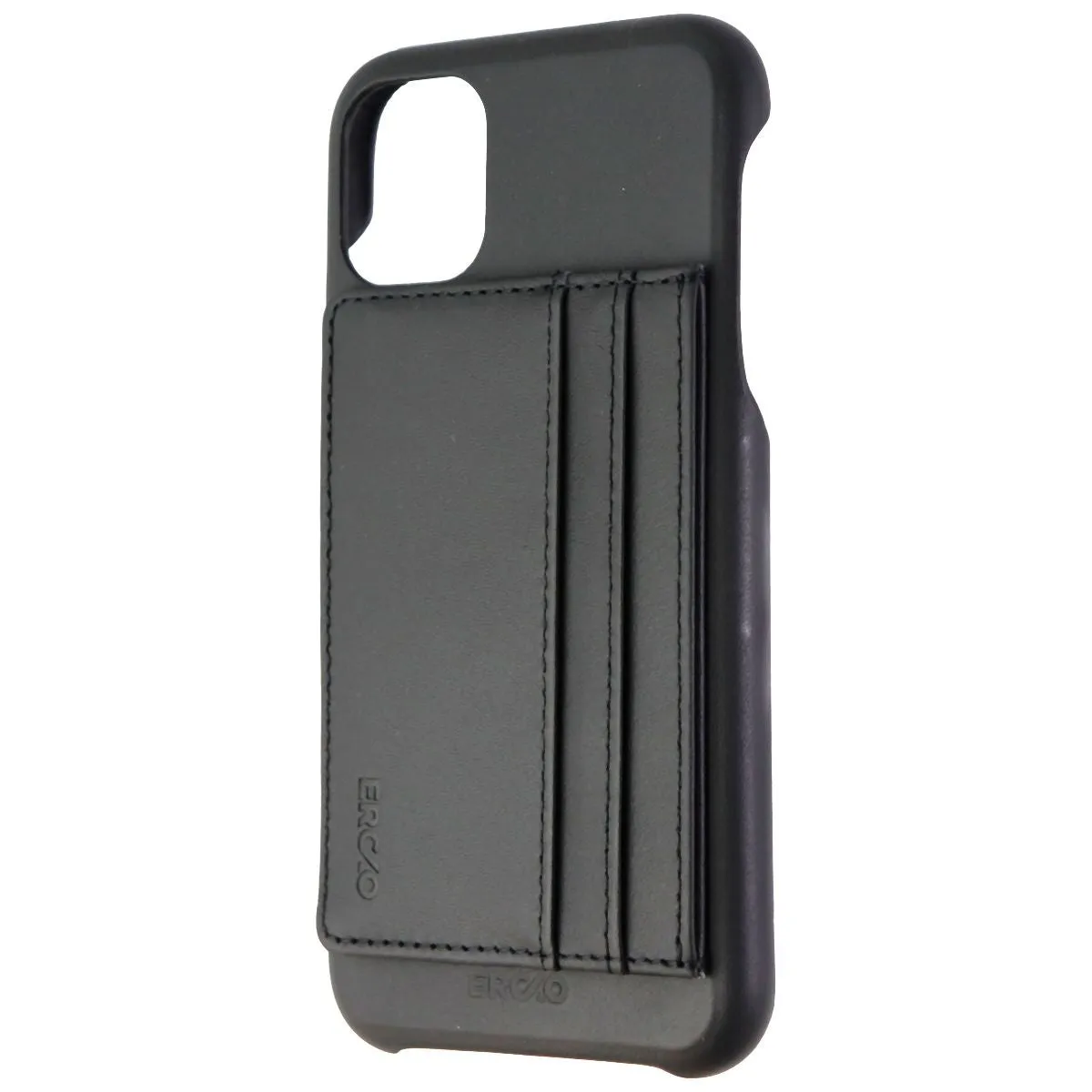 Ercko 2-in-1 Slim Leather Magnet Case and Wallet for Apple iPhone 11 - Black