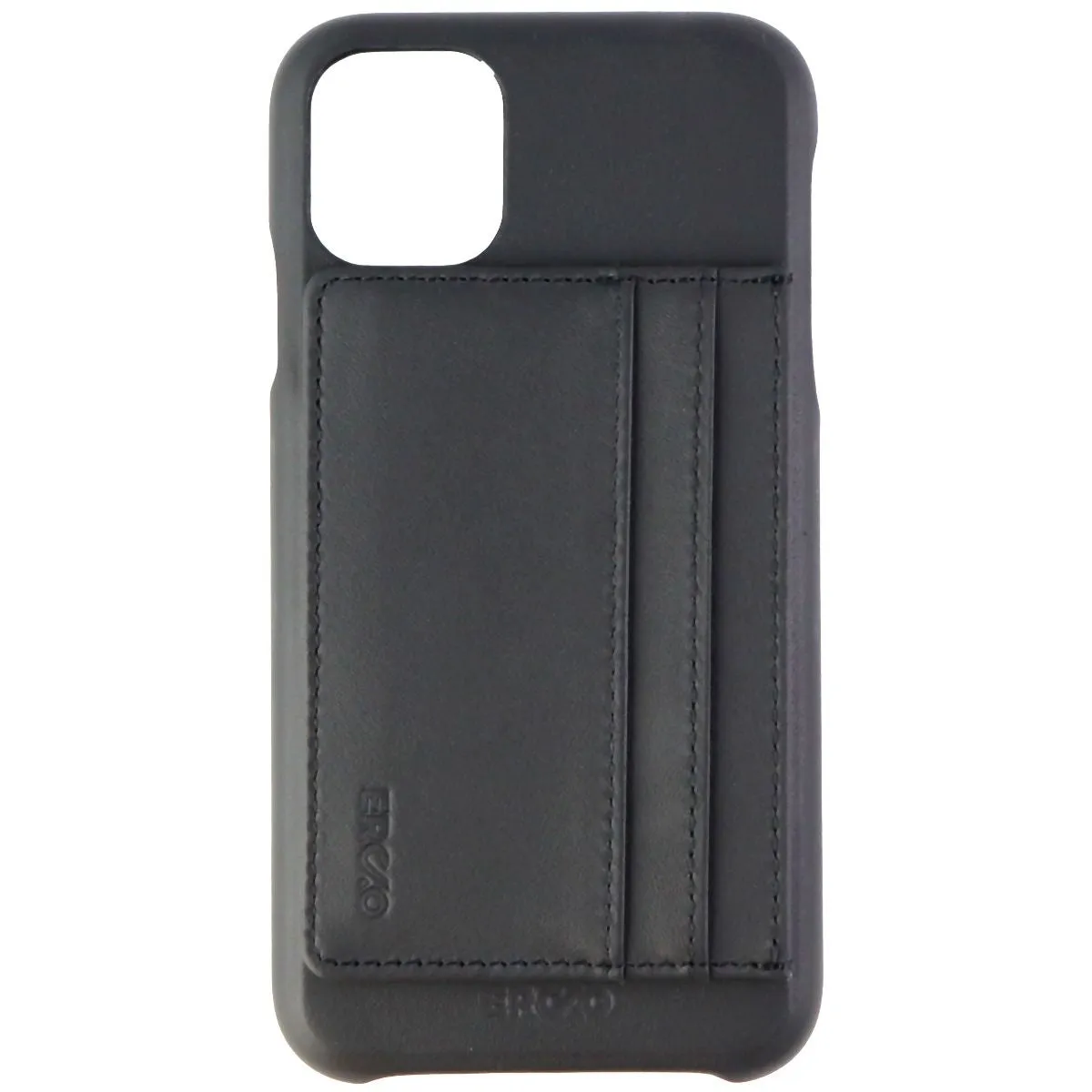 Ercko 2-in-1 Slim Leather Magnet Case and Wallet for Apple iPhone 11 - Black