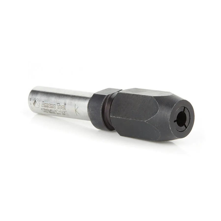 Extension Adapter | 1⁄2" Adapter | for 1⁄4" Shank CNC Router Bits | 47640 | 738685476406