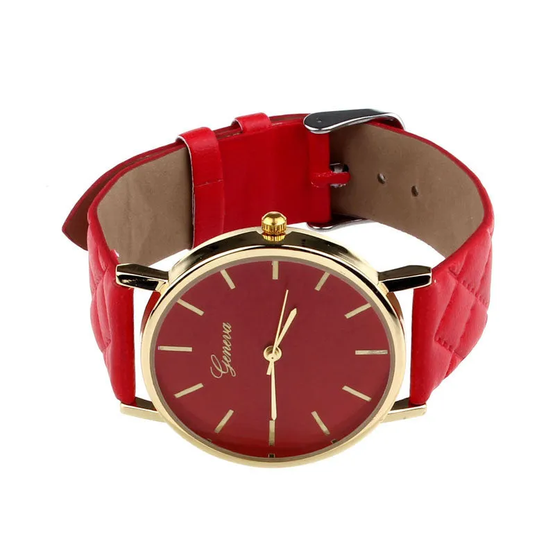 Fabulous Luxury Brand Watch Faux-leather simulated quartz watch Brand