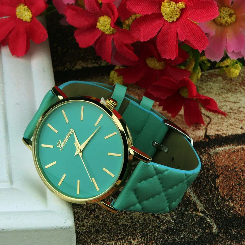 Fabulous Luxury Brand Watch Faux-leather simulated quartz watch Brand