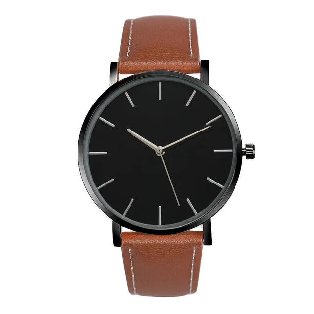 Famous Brand Leather Band Wrist Watches