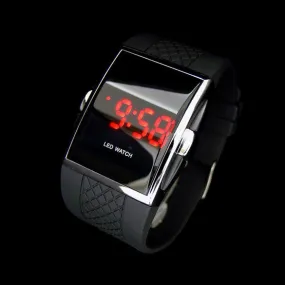 Fashion Digital LED Wrist Black Unisex Wristwatch