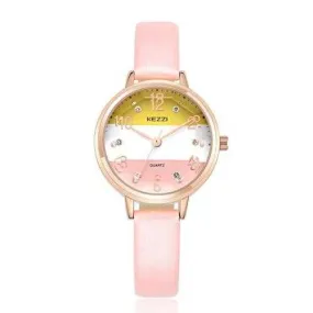 Fashion Women Quartz Watch Casual Ladies Rhinestones Wrist Watch