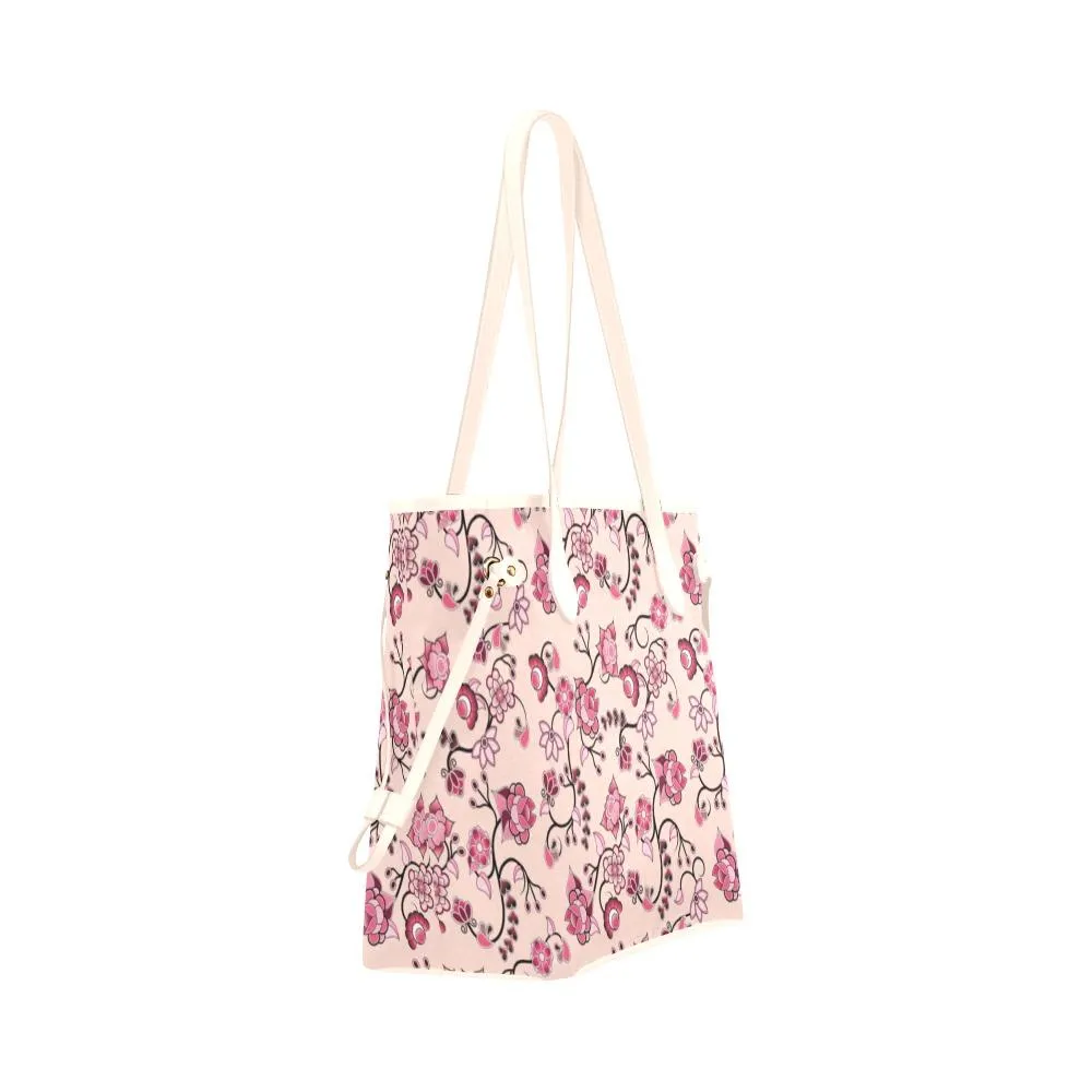 Floral Amour Clover Canvas Tote Bag