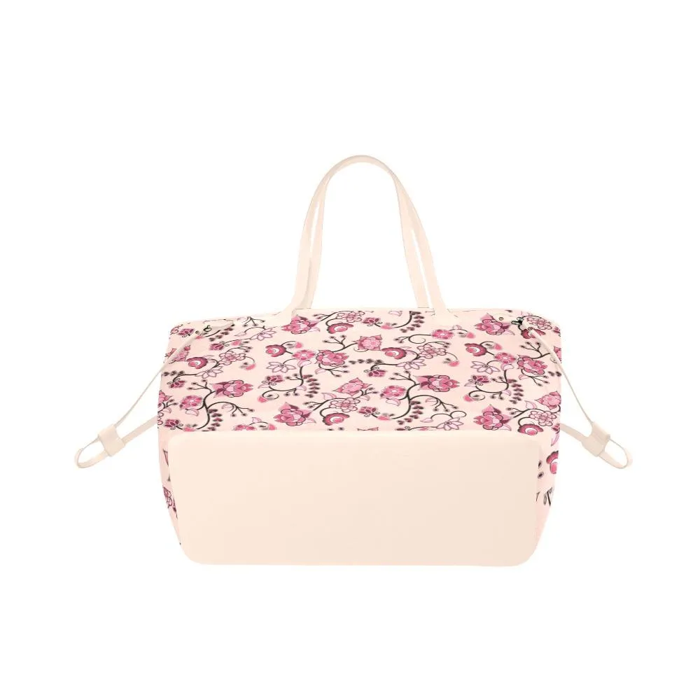 Floral Amour Clover Canvas Tote Bag