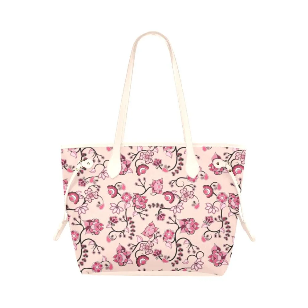 Floral Amour Clover Canvas Tote Bag