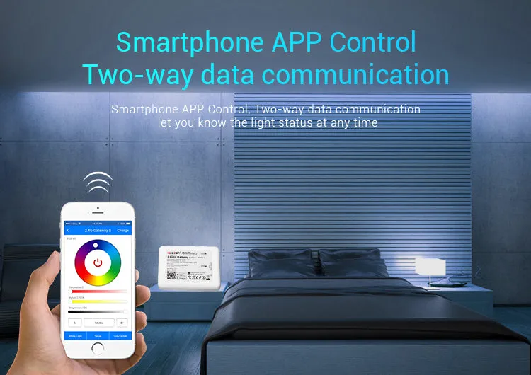 FluxTech® 2.4GHz Gateway. Newest Version Wireless Control. Third Party Voice Control Compatible.