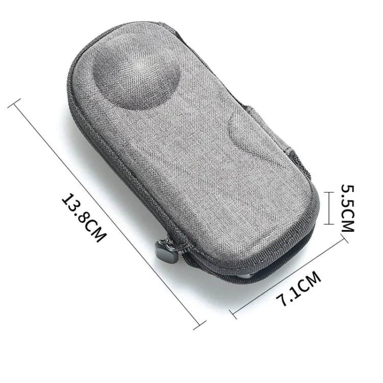 For Insta360 X4 Mini Storage Bag Lightweight Waterproof Body Box(Light Gray)