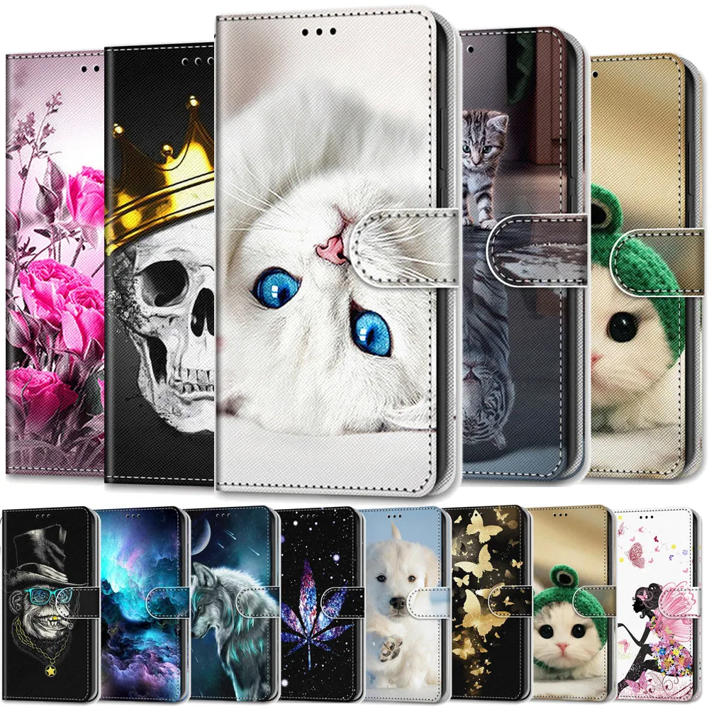 For Xiaomi Redmi 4a 4x 5a 6 Case Luxury Wallet Flip Cover For Xiaomi Redmi 5 Plus Case Leather Stand Protective Cart Slot Holder