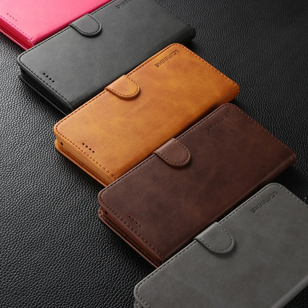 Fundas For Samsung Samsun Note 9 8 Note8 Leather Flip Book Wallet Stand Phone Case etui caso Cover For S9 S8 S 9 Plus S7 S6 Edge