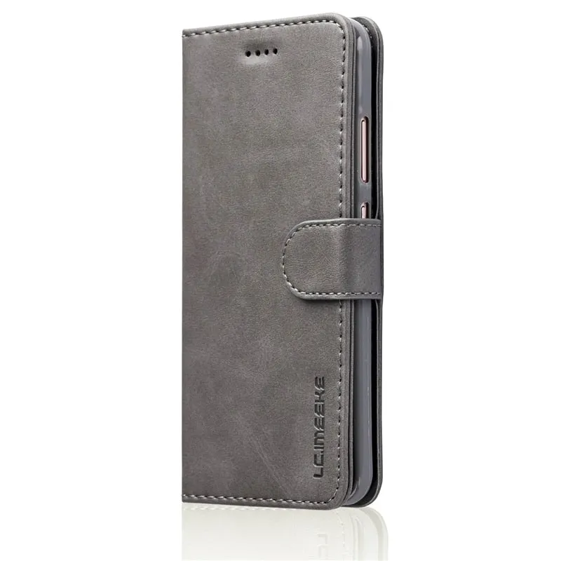 Fundas For Samsung Samsun Note 9 8 Note8 Leather Flip Book Wallet Stand Phone Case etui caso Cover For S9 S8 S 9 Plus S7 S6 Edge