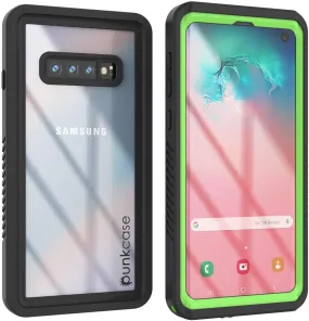 Galaxy S10 Water/Shockproof Screen Protector Case [Light Green]