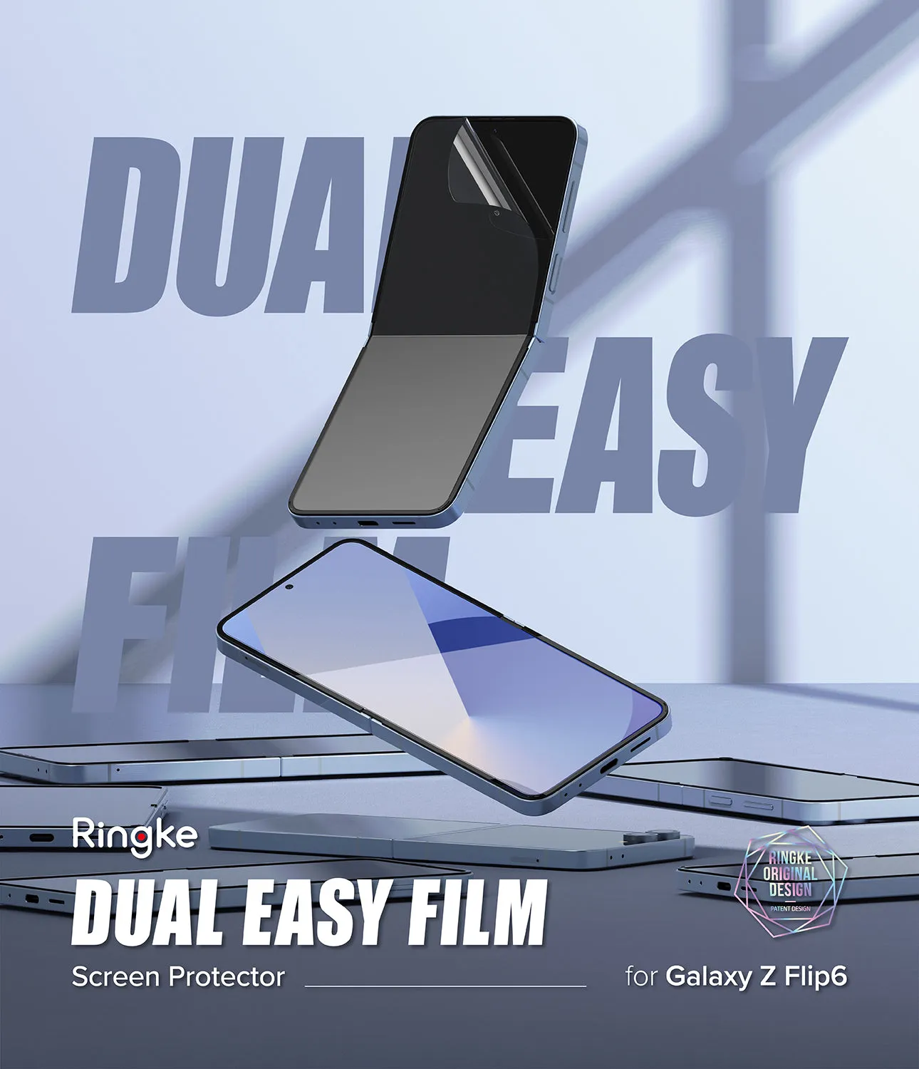 Galaxy Z Flip 6 Screen Protector | Dual Easy Film (2 Pack)