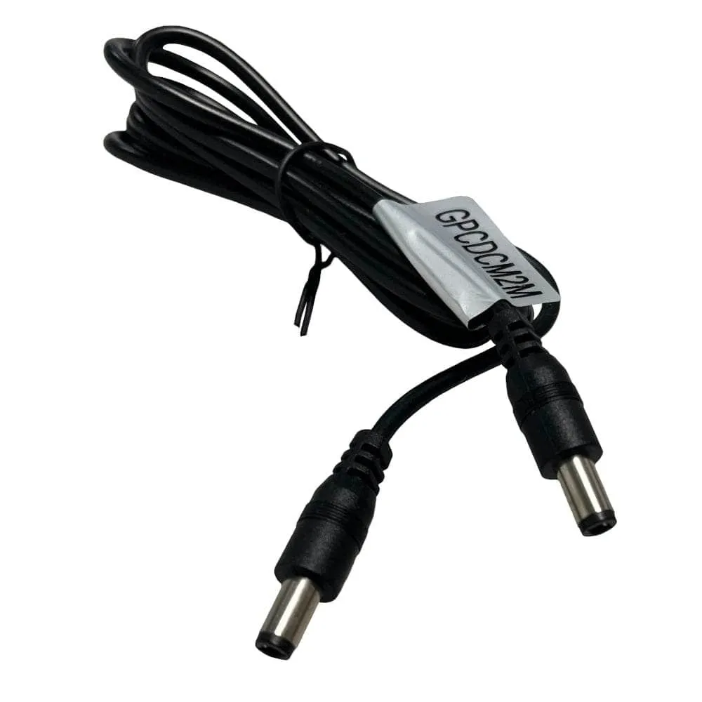 Gizzu Power Cable Dc 12 V Male To Male Extender 1.2 M Gpcdcm2 M