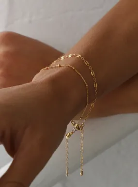 GOLD FILLED DAPPER CHAIN BRACELET