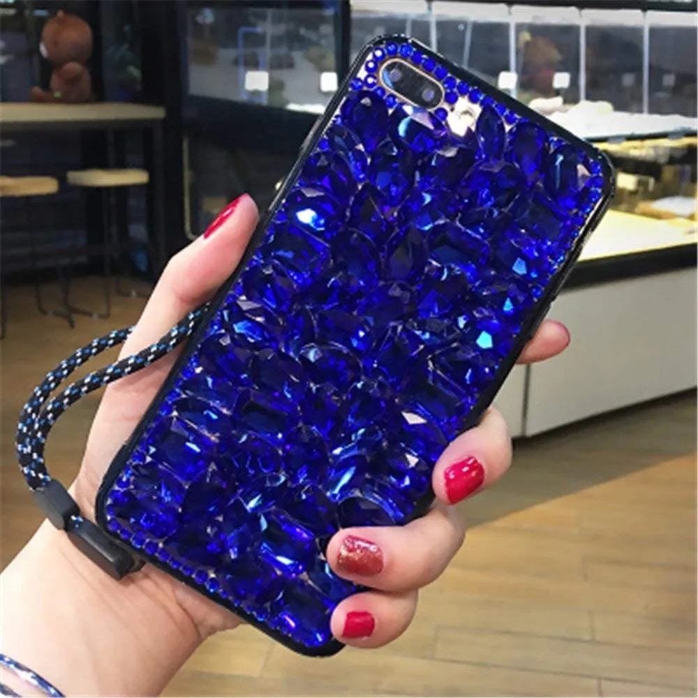 Google Pixel 6 Case,3D Handmade Sparkle Stunning Stones Phone Case